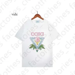 Camiseta de casablanc masculina feminina designer camisetas camisetas de vestuário tops de homem de letra de letra de letra de luxo de roupas de luxo de roupas de luta