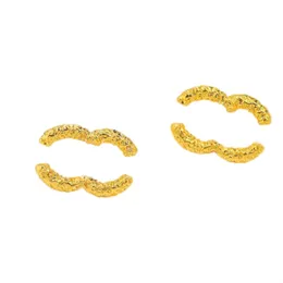 Luxury Earring Woman Designer örhängen Studörhängen Vintage Plated Gold Silver Earings For Women rostfritt stål örhänge Never Fade Wedding Present ZH016 B4