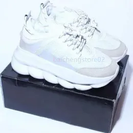 Men Women Women Women Chain Reaction Sapatos casuais Triple White Twill Black laranja azul fluo