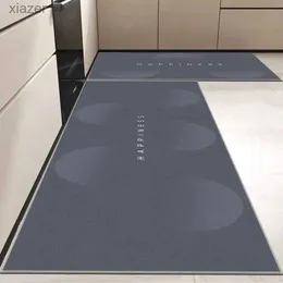 Teppich Küchenmatte Anti -Schlupf Küche Teppich Küche Teppich Absorption Eingangstür Schlafzimmer langer Boden Teppich Wohnzimmer Teppich WX