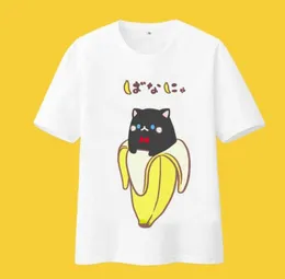 Magliette da magliette Bananya Cosplay Bananya Bananas Cat in agguato in uomo maglietta estiva di cotone tops tops giappone anime7881480