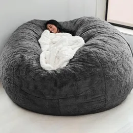 Chaves de cadeira capa de sofá de saco de feijão preguiçosa para sala de estar para cadeira de cadeira de couch de pano de pano tatami asiento 263z