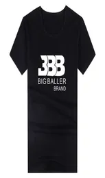 Fashion White Black Tshirt Ball Basketball Male Cotton Short Sleeved Loose BBB Tshirt men t shirt S4XL9118926