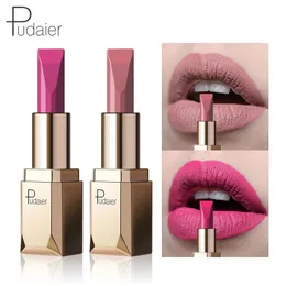 Pudaier Kiss-Hepray Nude Velvet Matte Lips Lips Makeup Водонепроницаемый мягкий крем для губ с макияжем косметический оттенок для губ бальзам карандаш 240509
