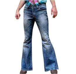 6s Jeans Gentlemen Big Fleared Bootcut Been Broek Loose Man Designer Classic Denim Bell Bottom Men039s Byxor Reign8074204