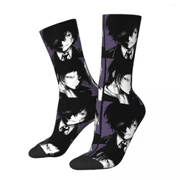 Calzini da uomo Dazai Osamu Nakahara Chuuya Nakajima Atsushi Akutagawa Ryunosuke retrò bungou Stray Dogs wan Anime Crew Sock