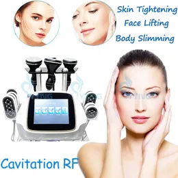 5 em 1 Cavitação RF Vacuum Lipo Laser Máquina de modelagem de corpo Face Remoção de gordura Remoção de gordura Redução de celulite
