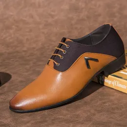 Resmi ayakkabılar Erkek Elbise Ayakkabı Deri Gelinlik Adamı Oxford Ayakkabı Ofis Scarpe Uomo Eleganti Laarzen Dames 569 240426