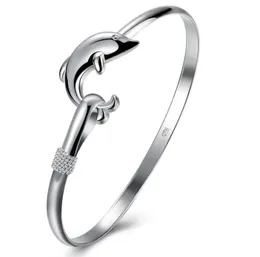 925 Silver 10 Picelot Product Charm مصنوعة يدويًا Dolphin Open Barkles Antique 925 Barclets Barcelts Women1611862