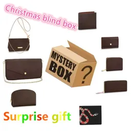 Borse per la borsa di lusso di Natale Borse Luxi Lucky Boxs Un regalo misterioso casuale per le vacanze Valore di compleanno Portafogli Bag Wal 297F