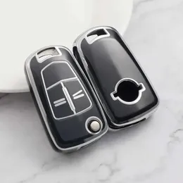 Autoschlüssel TPU Style Car Remote Key Case Deckhalterhalter Shell FOB für Opel Vauxhall Corsa Astra Vectra Signum 2 Taste Schlüsselbundzubehör T240509