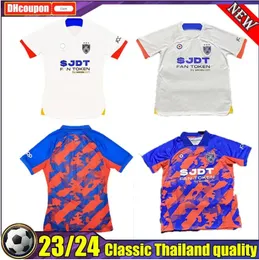 23 24 Malaysia Johor Darul vuxna fotbollströjor Ta'zim F.C. JDT Super League 2023 2024 Hemröd bort White 19 Akhyar.R Men Camisetas de Futbol Top Thai Quality Men Kids Kit