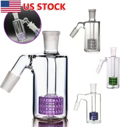 1Pc 45° Blind Box 14mm Ash Catcher 45 Degree 45 ° Glass Water Bong Thick Pyrex Glass Fitter