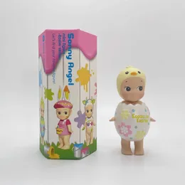 Blind Box Mini Figura Série de Páscoa 2018 Blind Box Toy for Girl Mystery Box Lamb Hatched Egg Counny T240506