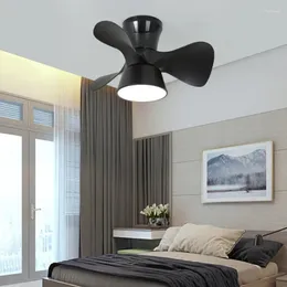 Luce ventilatore a soffitto per soggiorno letto colorato lampada macoron da 22 pollici Dimming Smart Vans DC Motore 6 velocità Remoto Control