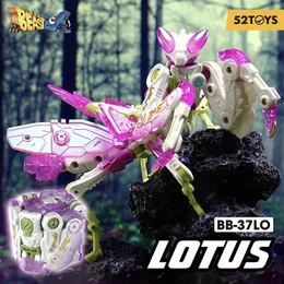 52toys beastbox bb-37lo lotus mantis変形ロボットメカおよびキューブアクションフィギュアの収集可能な贈り物240508
