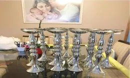 10 pezzi di candele d'argento 50cm32cm Flower Stand Flowers Flowor Candlestick Metal Candelabra Centrotavola da matrimonio 02 Y6325953
