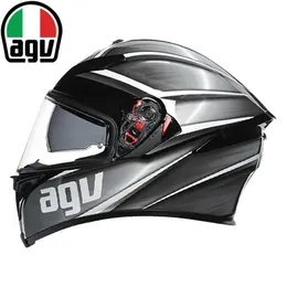 AGV Full Helmets K5S Sicurezza della moto per uomini e donne Summer Racing con doppio lente Anti Fog che corre quattro stagioni