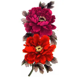 4 PCSPACK BELLO FIORI DI PEONY IN MAGLIO IN MAGLIO ASSOTTO TEMPORO TEMPORO TATTOO PER DONNE BOY BOY BODY ART6149103