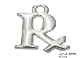 Pharmacy Symbol RX message charm Other customized jewelry018176762