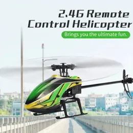 M05 RC Helikopter 4CH 24G uzaktan kumanda düzlemi 6 Eksen Elektronik Uçak İrtifası Gyro Anticollicion Quadcopter Drone 240508