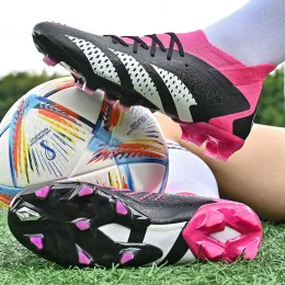 Men Cleats Soccer Shoes Fashion Studded Centipedes Football Boots Long/Short Studs TF/FG Comfort Athletic Training Sneakers