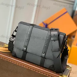 10A Mirror Quality Designer -Taschen Trunk Messenger Bag Designer Flap Tasche Cowide Crossbody Tasche Männer Aktentasche mit Kiste