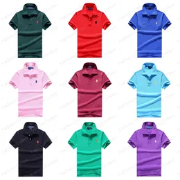 Multi Color Polo Shirt Fashion Men Women Women Polo Tracksuit Shirts Designer Camisa Business Standing Collar Cotton Designer Shirt