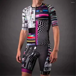 Rennsets Wattie Ink Team Triathlon Trikotsuit Ciclismo Radsportfahrradkörper Set MTB Cloth Road Speed Anzug ein Stück Jumpsuit