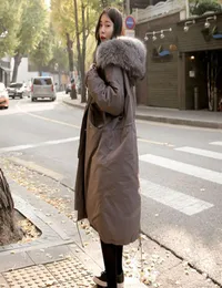 New Fashion 2020 Winter Women039s White Duck Down Jacket Corean Version Oversize Long Down Casat Long Down Compoled Parka Cotton Coat6872098