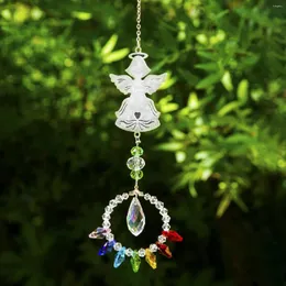 Figurine decorative 1 PC Cristallo artificiale Crystal Tree of Life Sun Catcher Stars Home Hanging pezzi ottimi per il giardino della camera da letto delle finestre