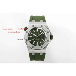 Kaliber Mężczyźni 14,1 mm superklonowe męskie TOP AAAAA Ceramika 42 mm 15703 zegarki zegarków 15710 projektantów marka Mechanical Glass S 1580