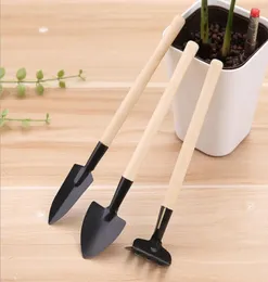 3PCSSet Mini spade Gardening Tools Balcony Homegrown Potted Planting Flower Shovel Rake Digging Suits Threepiece Garden1334648