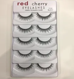 Red Cherry False eyelashes 5 pairspack 8 Styles Natural Long Professional makeup Big eyes4062255