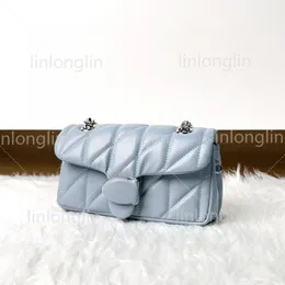 Samll Bag Luxury Designer Bag Tabby Real Leather Baguette Shoulder Bags 여성 카드 홀더 다이아몬드 그리드 Borsa Quilted Chain Designer Black Pink Handbag Cross Body