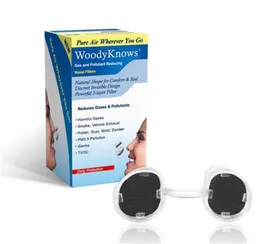 WoodyNows Gas загрязняющий вещество уменьшает носовые фильтры носа. Маски для пыльцы аллергия.