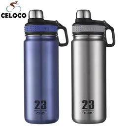 680ml Paslanmaz Çelik Açık Hava Spor Fitness Çalışan Bisiklet Su Şişesi Taşınabilir Yalıtılabilir Kupa Bisiklet Şişesi 240425