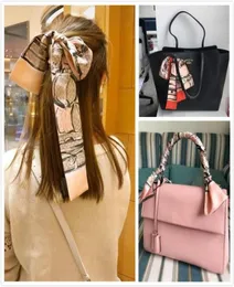 Handbag de moda imprimir pequeno retângulo de lenço de cabeça de cabeça lã de seda lata feminina para bolsas7031466