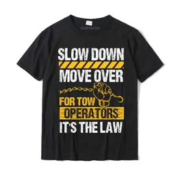 Мужские футболки. Водитель грузовика медленно прошел через это новый дизайн рождественской футболки для студенческой футболки с напечатанным топом для Law Breaker D240509