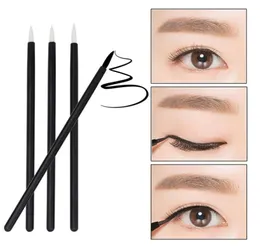 100pcs Hindable Eyebwlowliplinereyeliner Pinsel Professioneller Make -up -Werkzeuge Schwarzer Applikator Subs Microbrush Beauty Women Cosmetic4861504