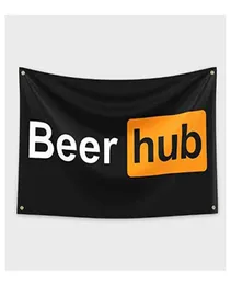 Bandeira do hub de cerveja de 3x5 pés poliéster ao ar livre ou interno Banner de impressão digital e sinalizadores whole7661431