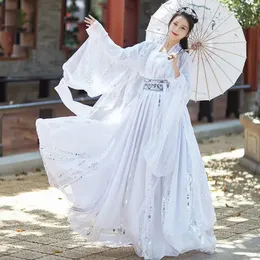 Plus Size Han Dress Dance Bühne Erwachsene Tang Anzüge Hanfu Women Ming Dynasty Festival Outfit Party Fairy Ancient Hanfu Kostüm 240508