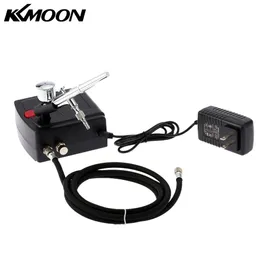KKMOON 100-250V Профессиональный аэрографический комплект воздушного компрессора для рисования искусства татуировка Маникюр Силовой инструмент Airbrush Air Compressor Kit 240423