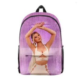 Backpack Creative Novelty Loren Gray Pupil Bookbag Notebook Backpacks 3D Print Oxford Waterproof Boys/Girls Fashion Travel