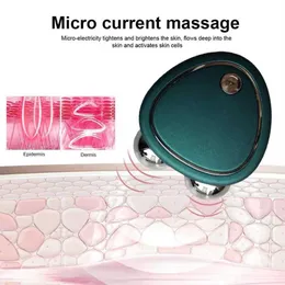 Home Beauty Instrument 1 portable female facial roller muscle massager microfluidic beauty instrument rechargeable skin care Q240508