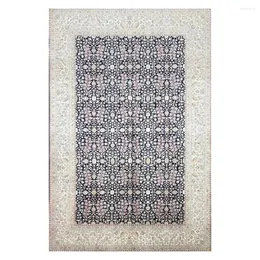 카펫 실크 카펫 칠면조 디자인 동양 양탄자 장식 매트 크기 5.5'x8 '