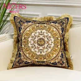 Avigers Luxurious Cushion Printing Tassel Velvet Throw Pillow Core Home Decorative European Design Srusader Sofa Bedroom Pillow Y200723 300p