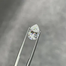 ロータスマープル0.35ct -10ct色d高品質の氷砕いた梨カットモイサナイトゆるい石の水形ダイヤモンドGRAレポートペーパーワークを含む0.5ct以上のそれぞれ