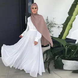 الملابس العرقية Femme Musulman Vestidos Jalabiya Chiffon Party Party Fronts for Women Abaya Dubai Turke