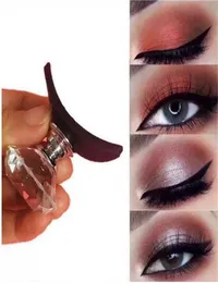 Mycket bra sminkverktyg Crystal Lazy Silicon Eyeshadow Stamp Crease Eye Shadow Applicator Stamper DHL6918286